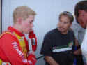 Darren and Jerry in the pits